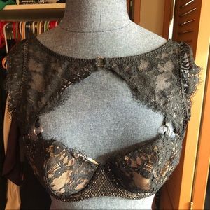 VS Shawl Collar Lace Bra